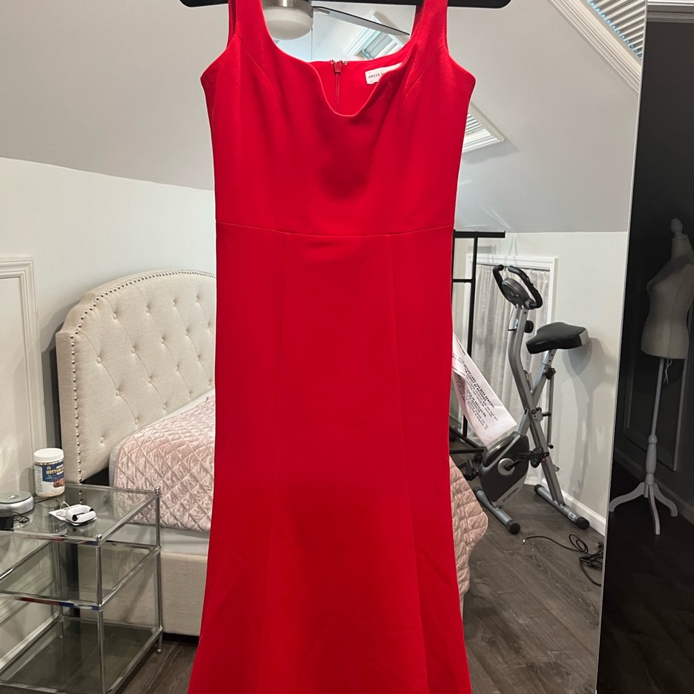 Never worn with tags- Dress the population red dress